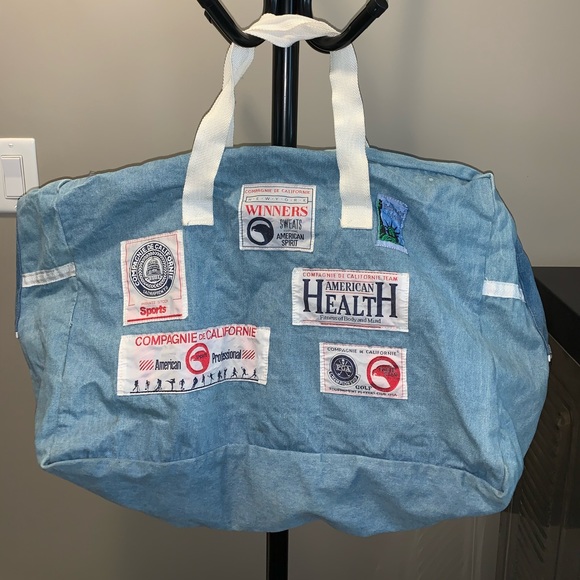 Vintage Jean Duffel Bag (80’s) - Picture 1 of 16